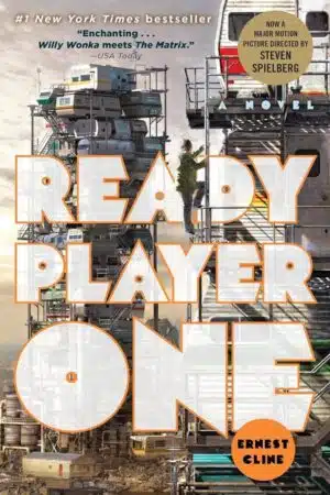 Ernest Cline Ready Player One Paperback Book Cover