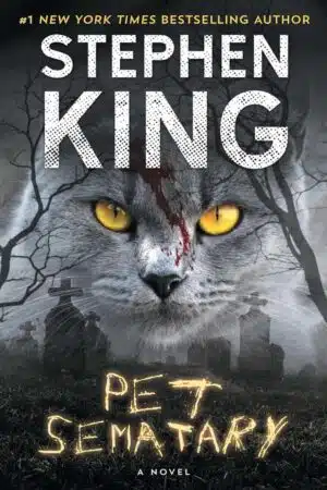 Stephen King Pet Sematary Paperback Book Cover