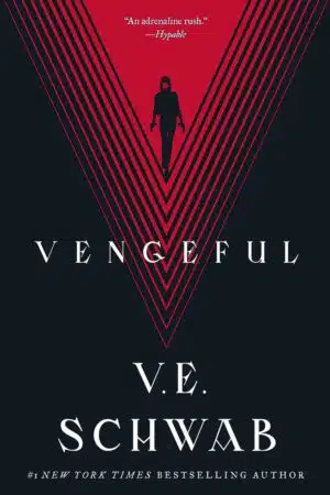 V E Schwab Vengeful Paperback Book Cover