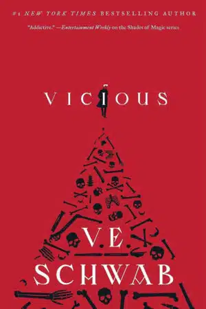 V E Schwab Vicious Paperback Book Cover