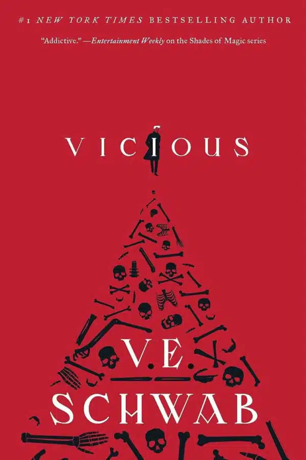 V E Schwab Vicious Paperback Book Cover