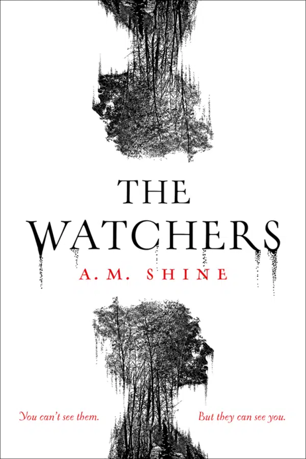 A M Shine The Watchers Paperback Book Cover