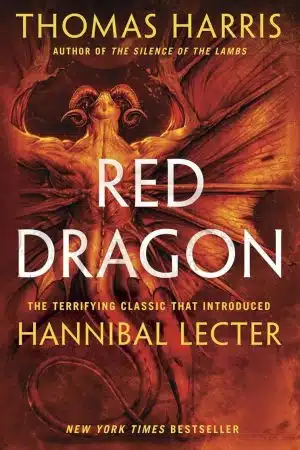 Thomas Harris Red Dragon Paperback Book Cover